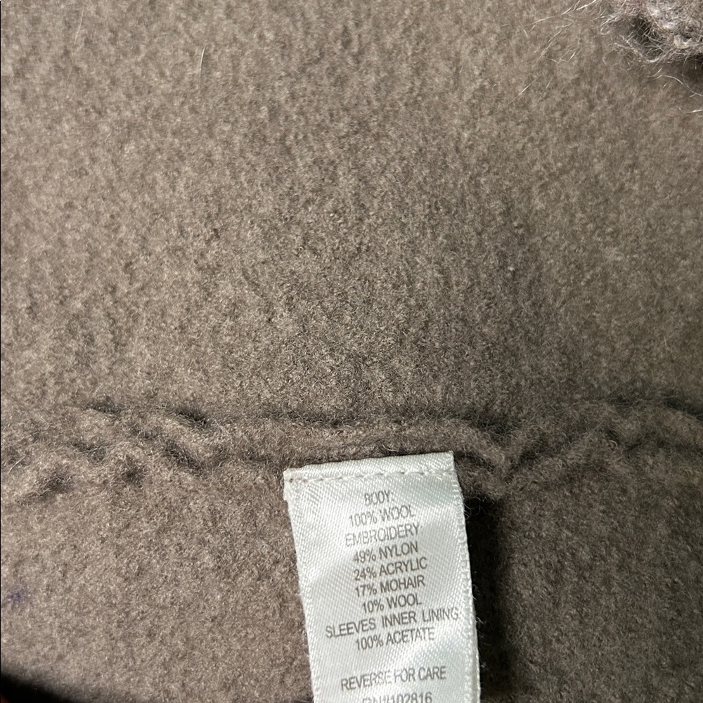 Garnet Hill Gray Women's Cape Jacket - Picture 10 of 11